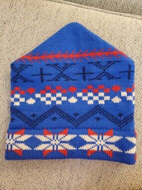 Vintage ski hat 100% wool